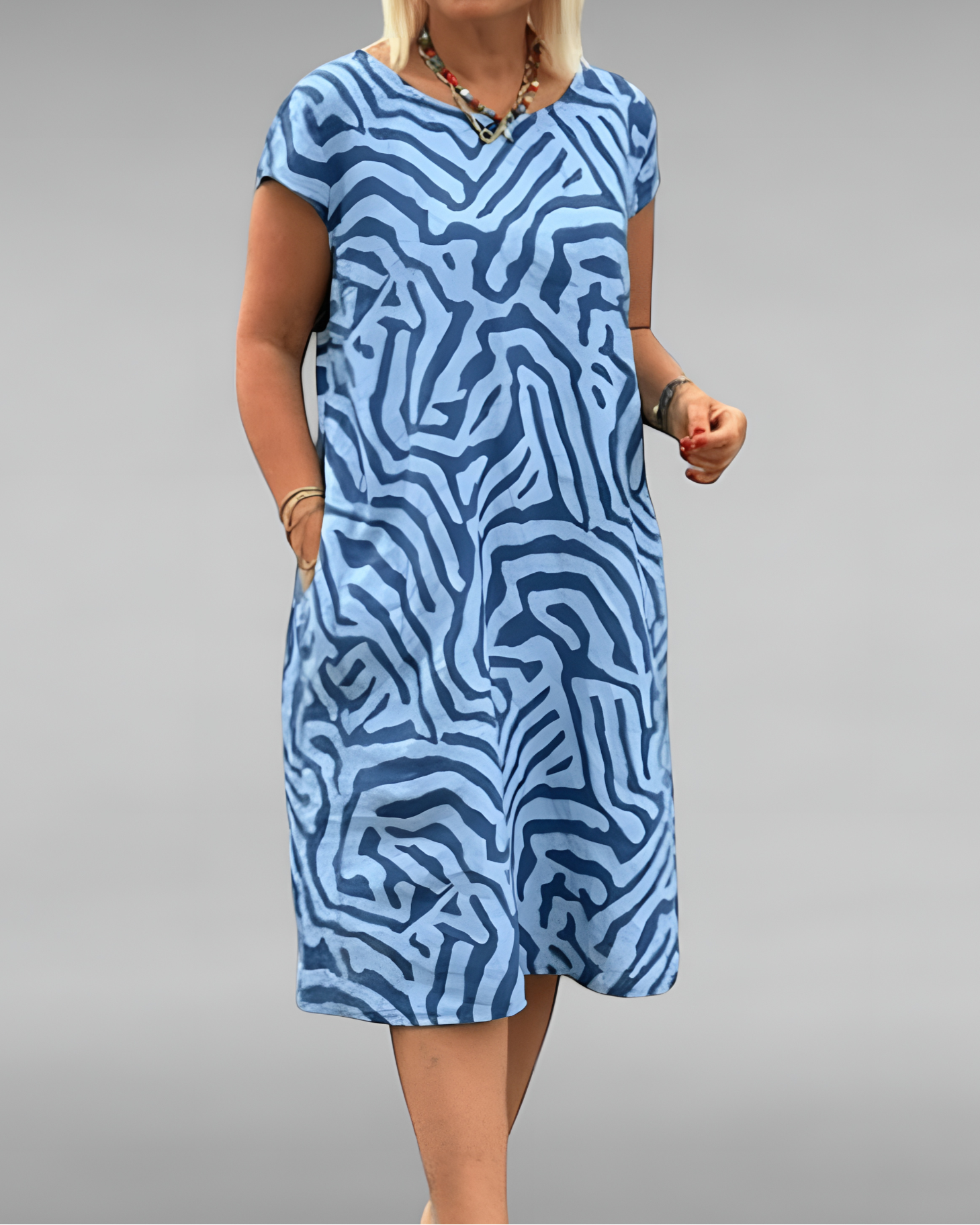 Sarah | Round Neck Dress