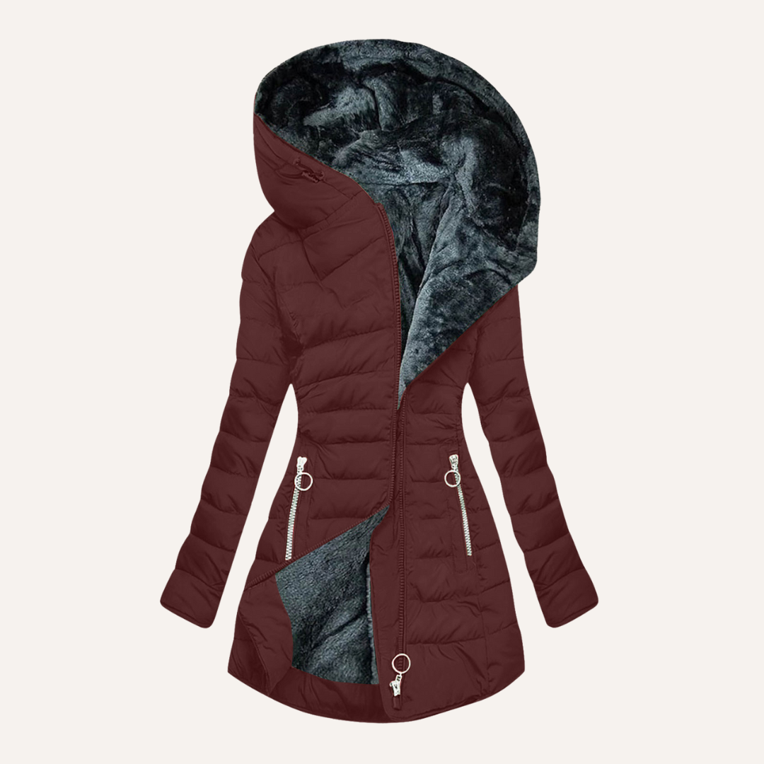 Aveline™| Fur-lined Down Jacket