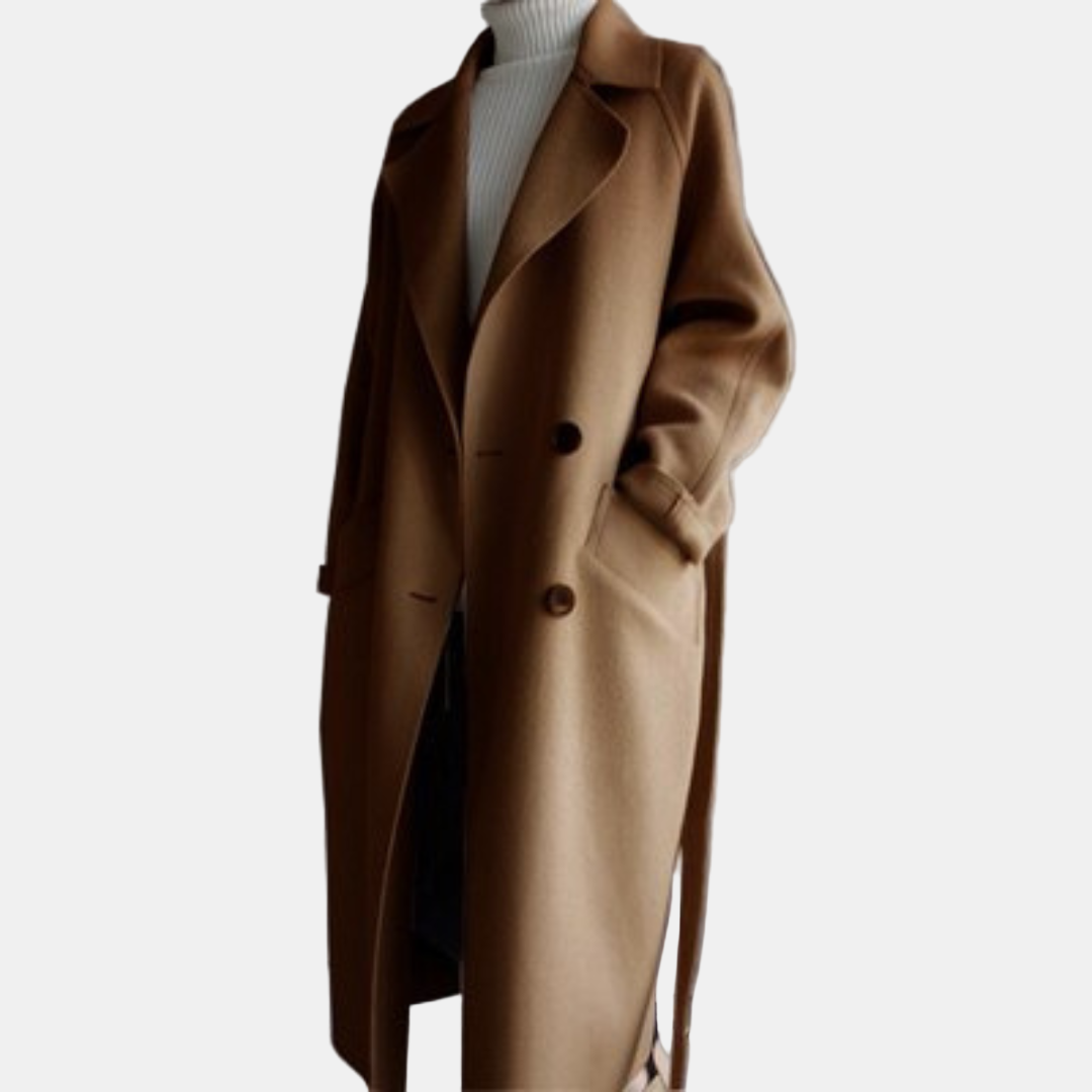 Carla | Chic Long Trench Coat