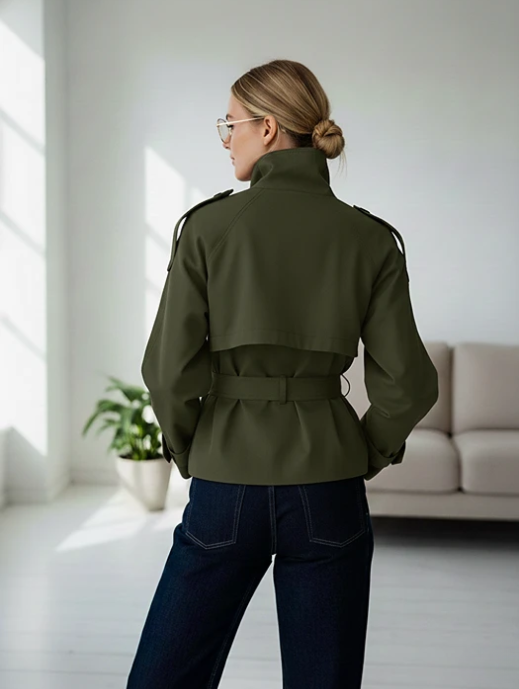 Maya Belted Trench Coat