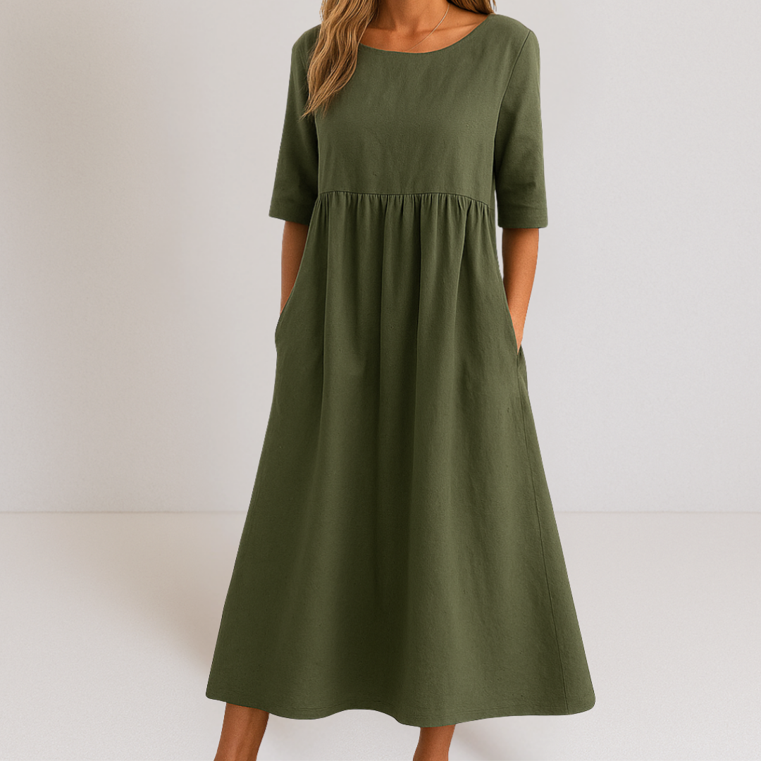 Natalie™ | Elegant flatterende kjole