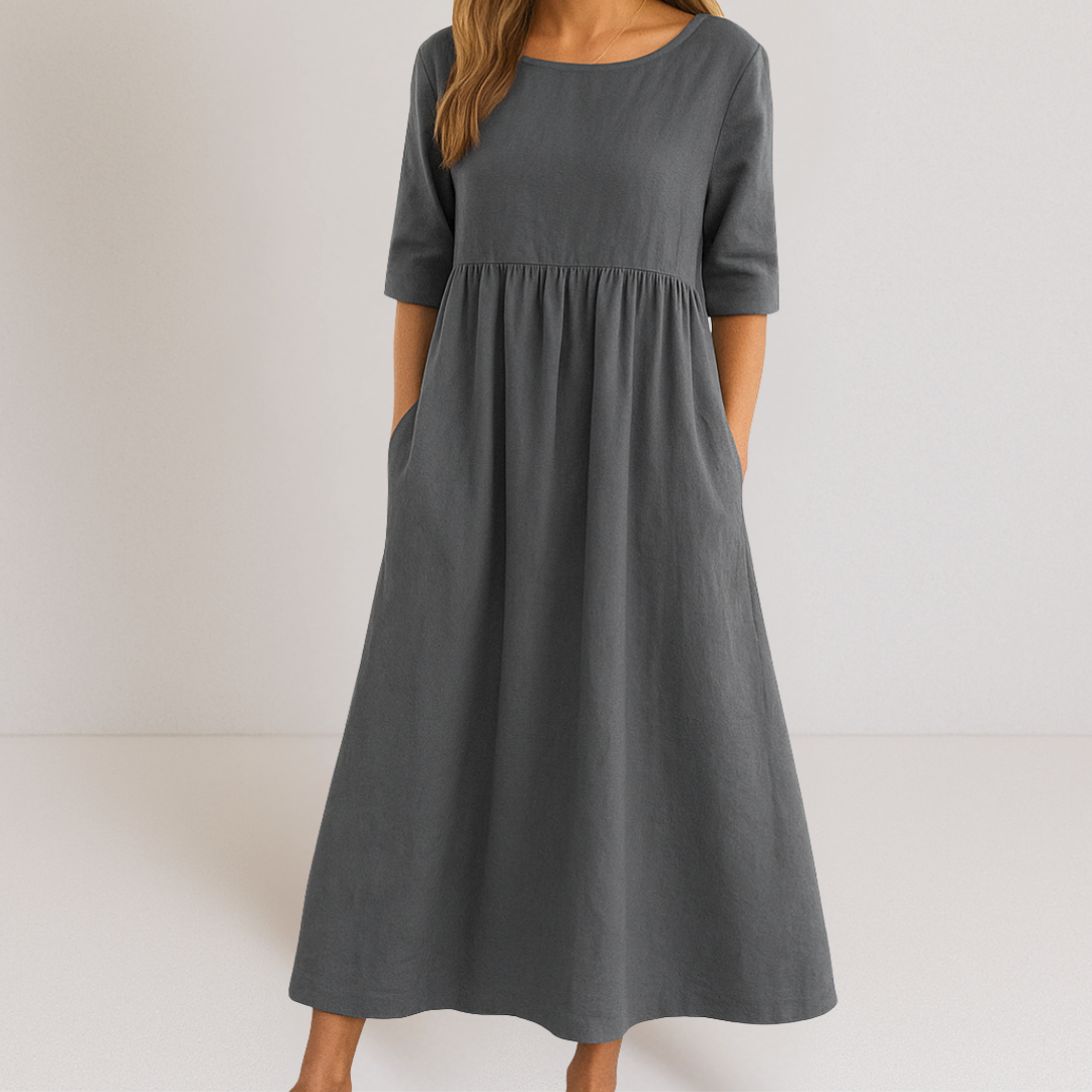 Natalie™ | Elegant flatterende kjole
