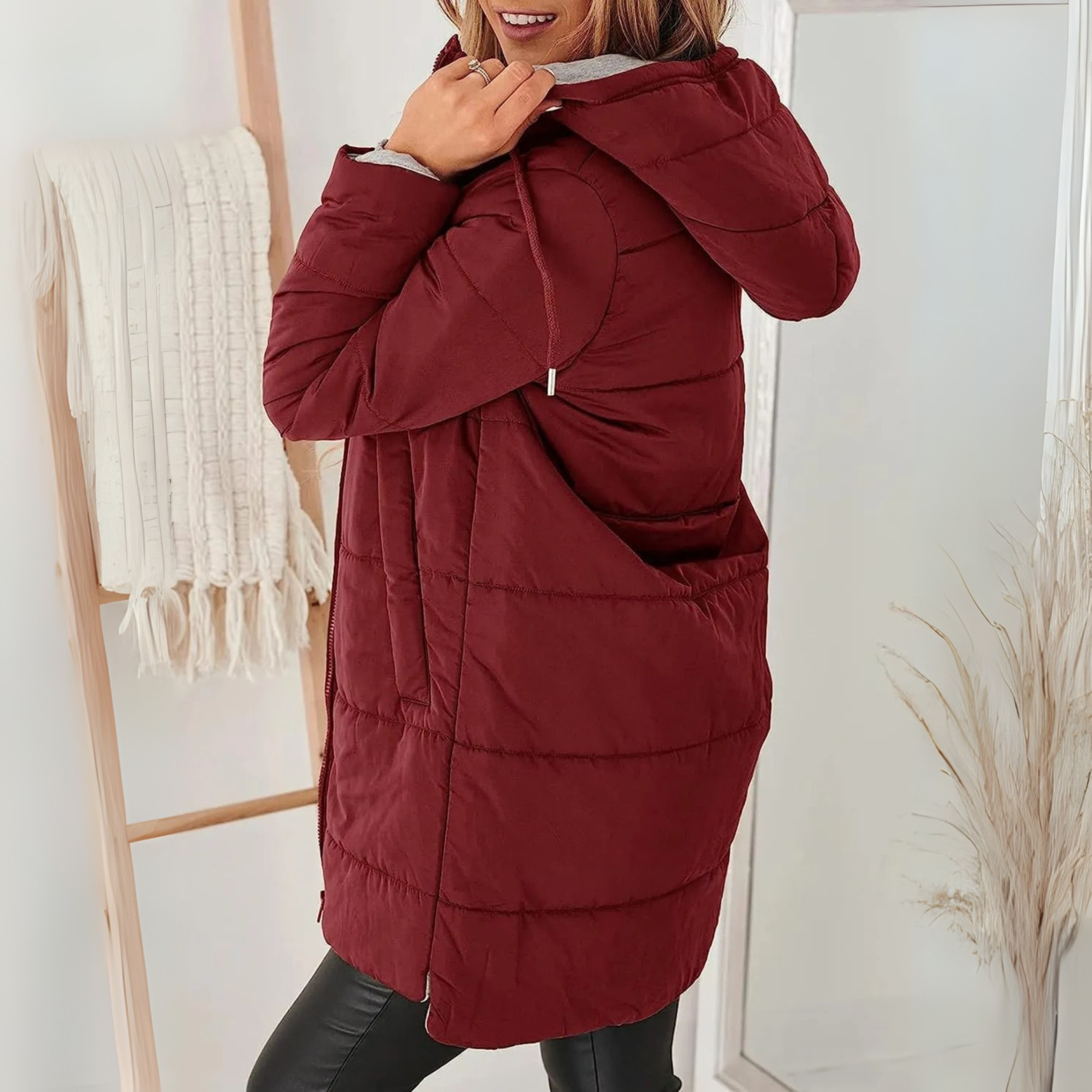 Aveline™ | Cozy Hooded Puffer Down Jacket