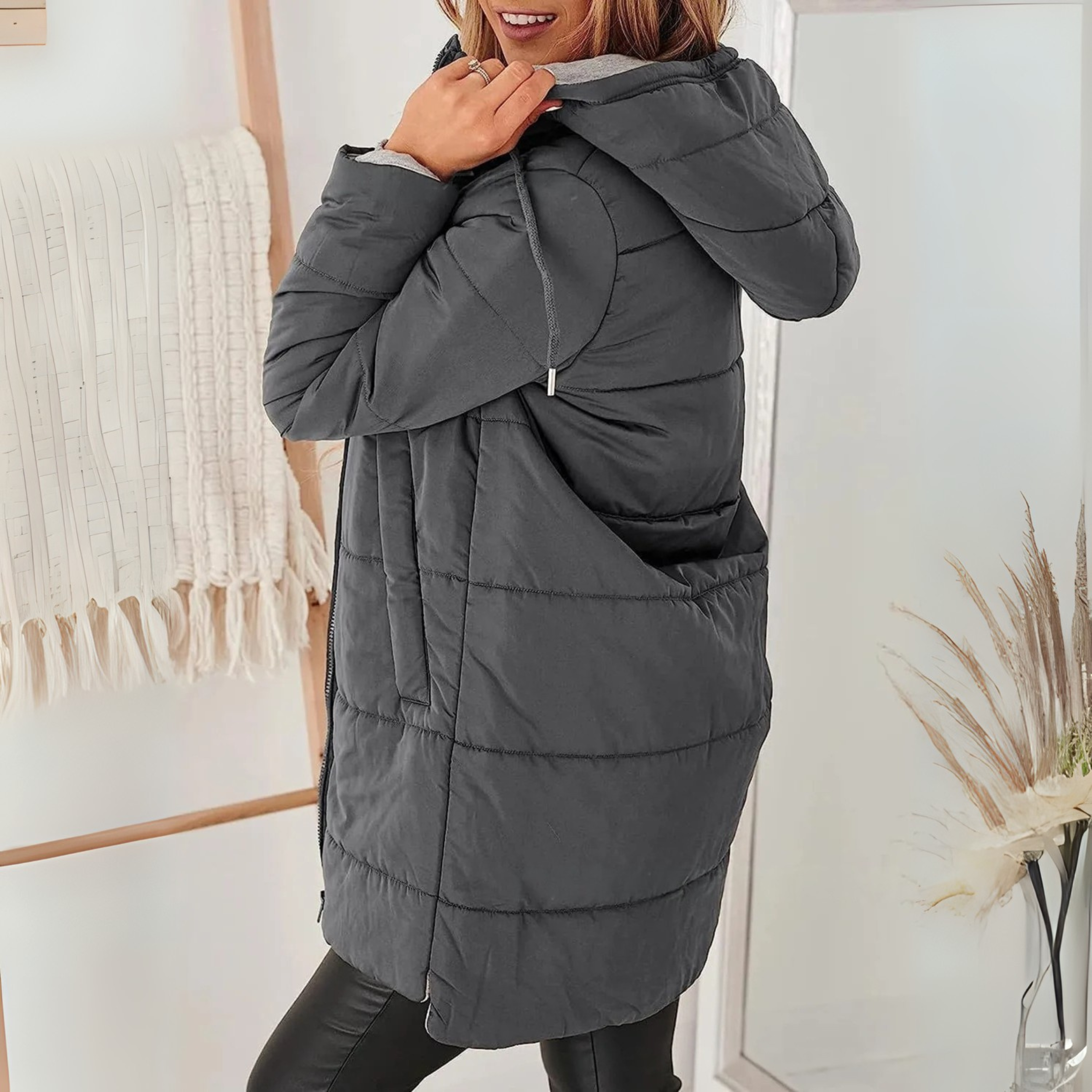 Aveline™ | Cozy Hooded Puffer Down Jacket