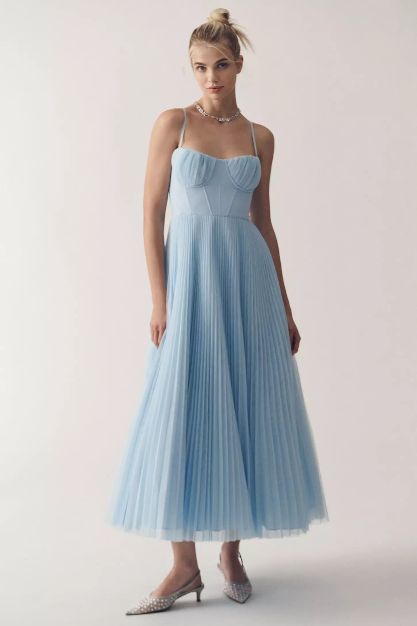 Amy | Flare Dress with Corset Top