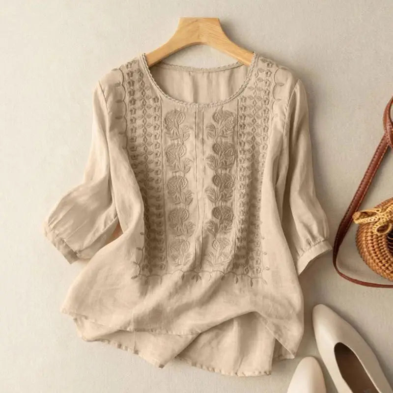 Mona™ - Elegant og komfortabel bluse