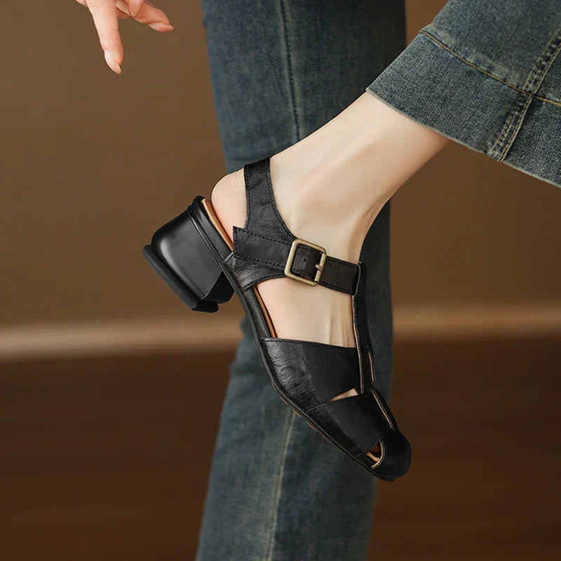 Aveline™ | Coralia Chunky Heel Kengät