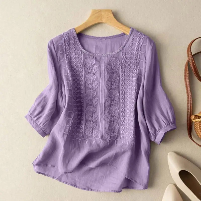 Mona™ - Elegant og komfortabel bluse