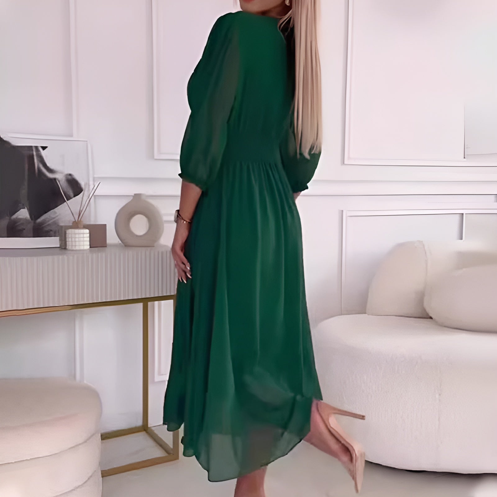 Mathilda™ | Lett, silkeaktig chiffonkjole
