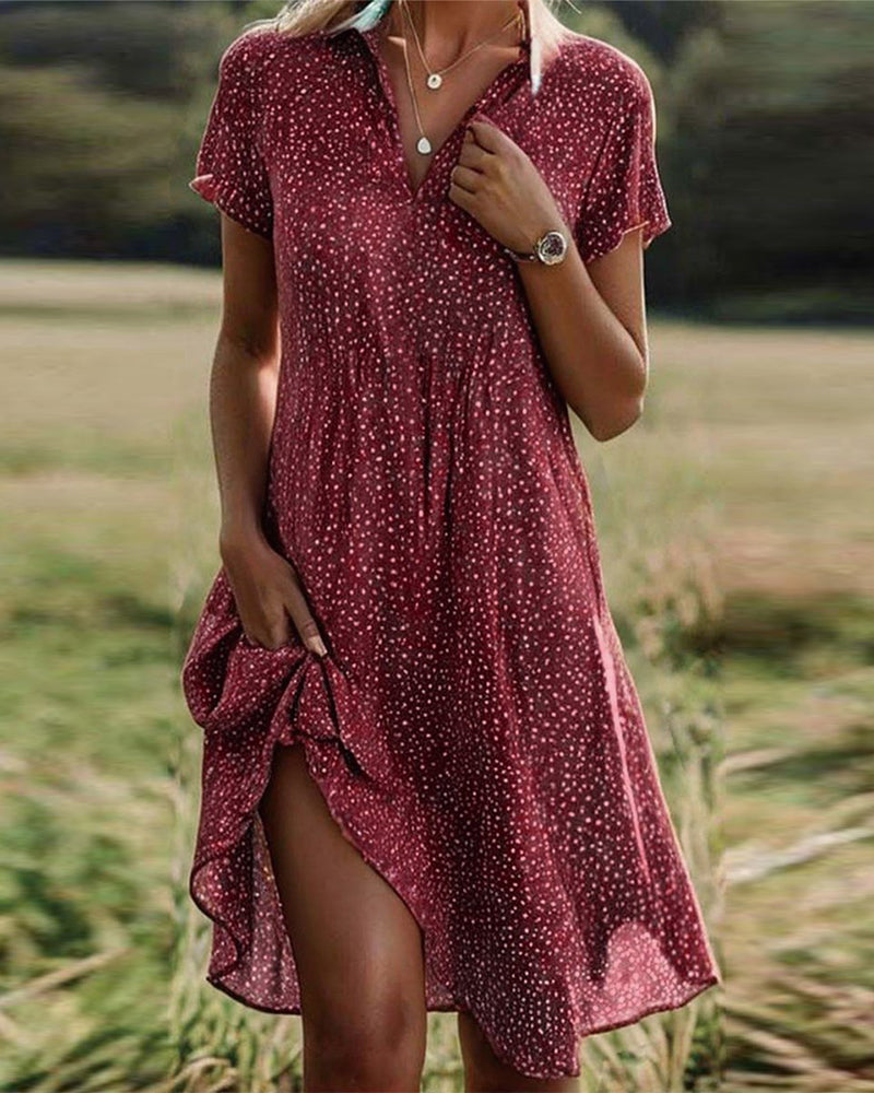 Yara™ | Lett Polka-Dot Minikjole