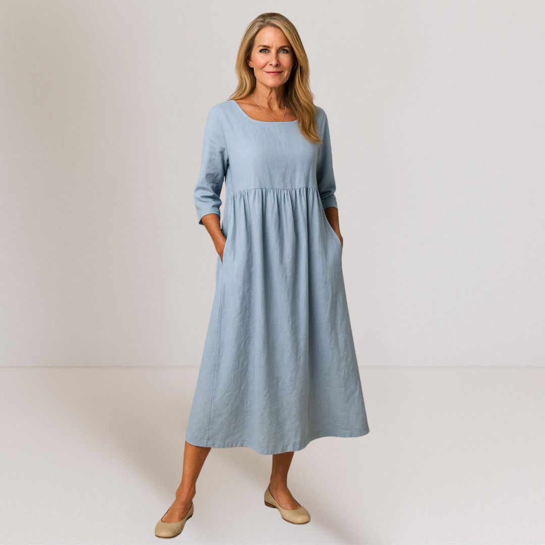 Natalie™ | Elegant flatterende kjole