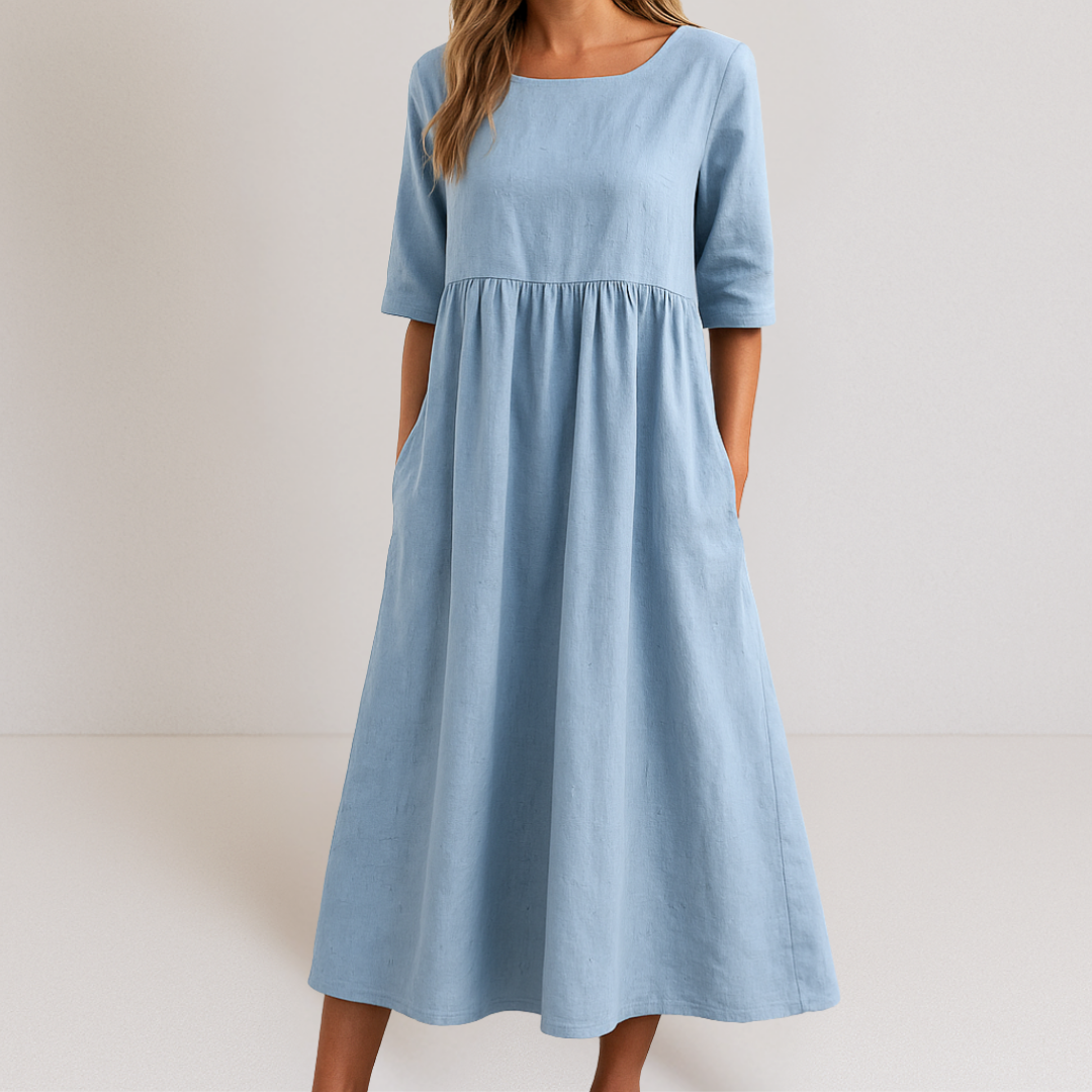 Natalie™ | Elegant flatterende kjole