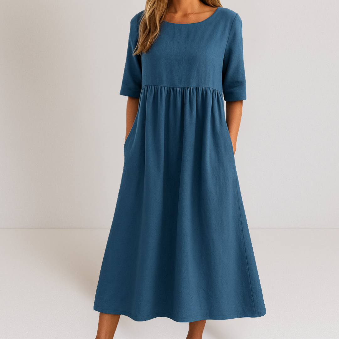 Natalie™ | Elegant flatterende kjole