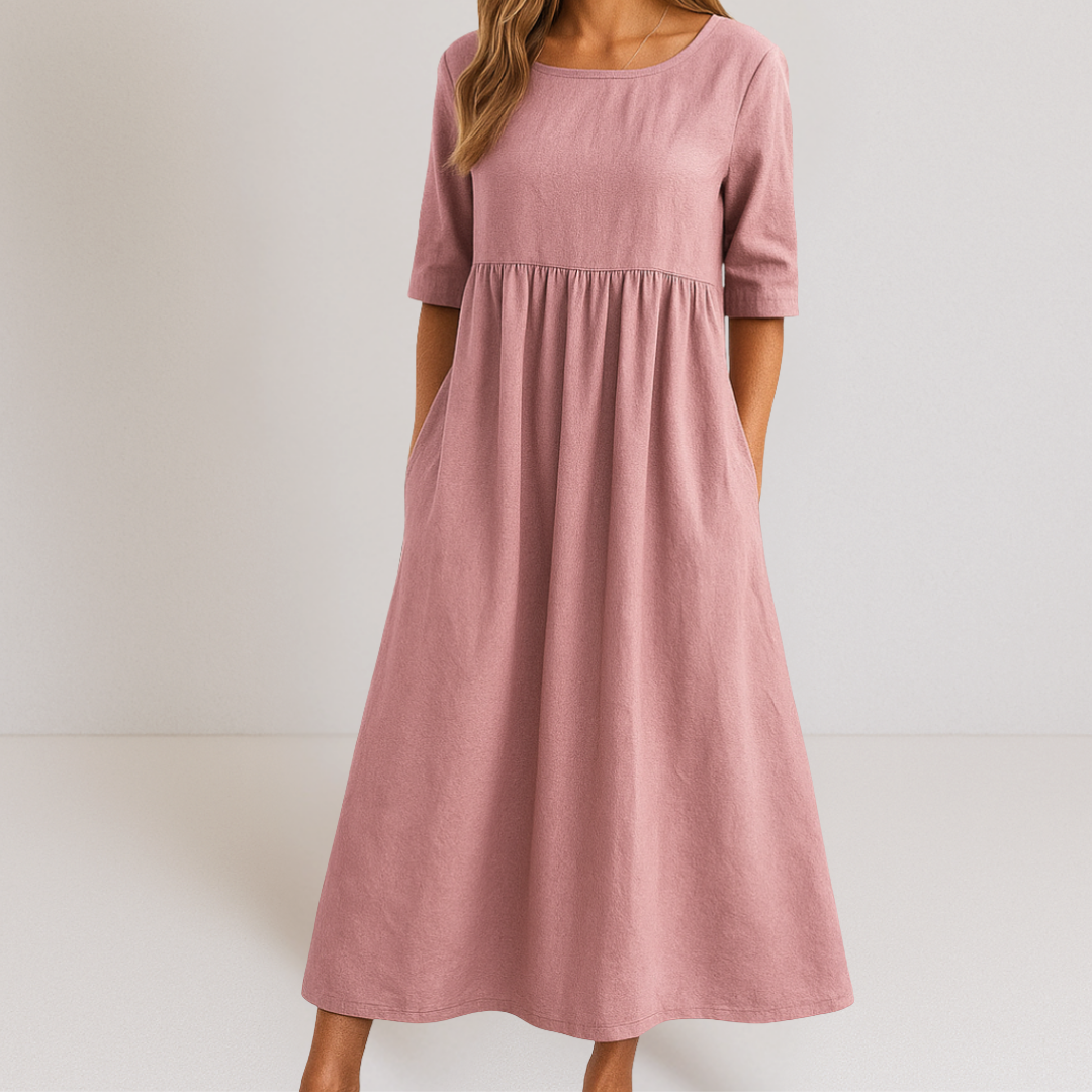 Natalie™ | Elegant flatterende kjole