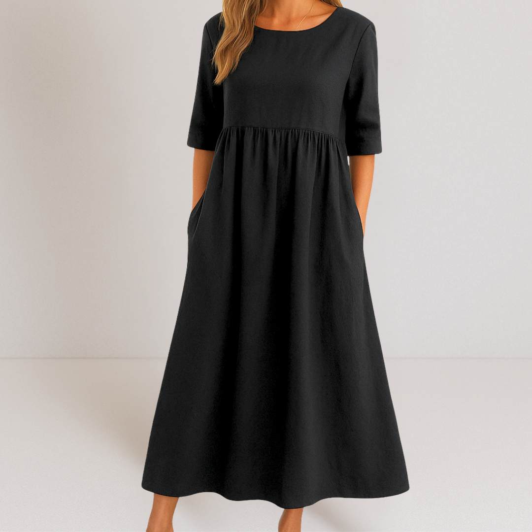 Natalie™ | Elegant flatterende kjole