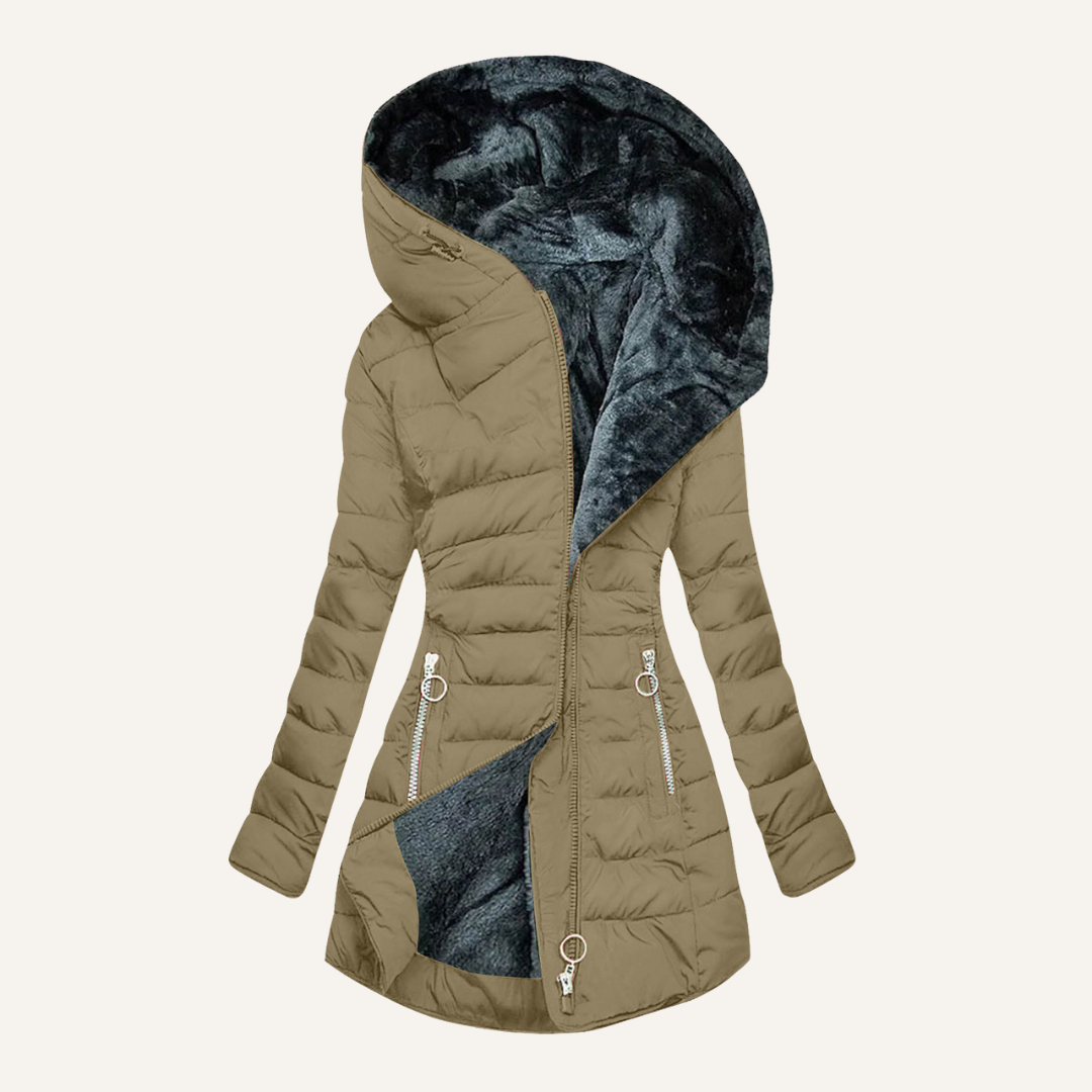 Aveline™| Fur-lined Down Jacket