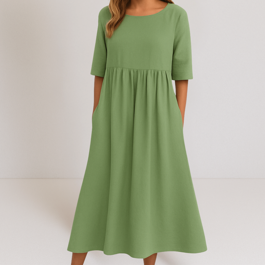 Natalie™ | Elegant flatterende kjole