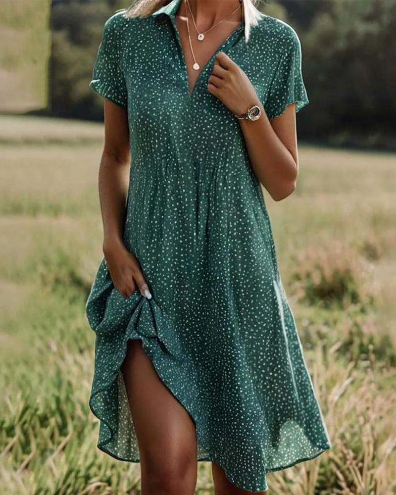 Yara™ | Lett Polka-Dot Minikjole