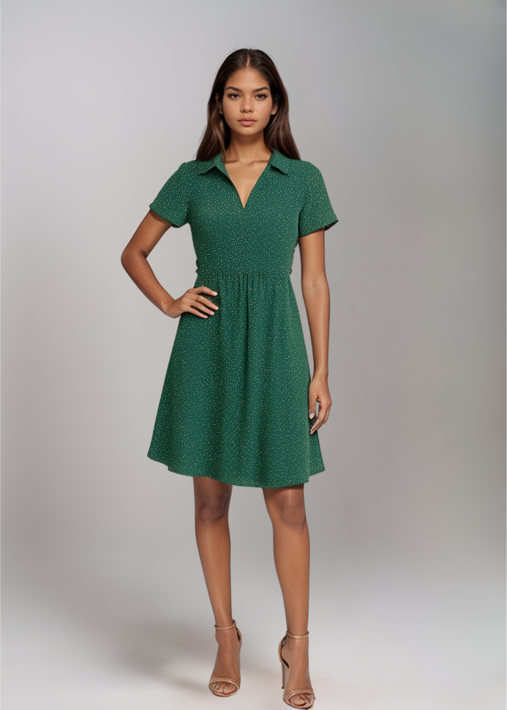 Yara™ | Lett Polka-Dot Minikjole