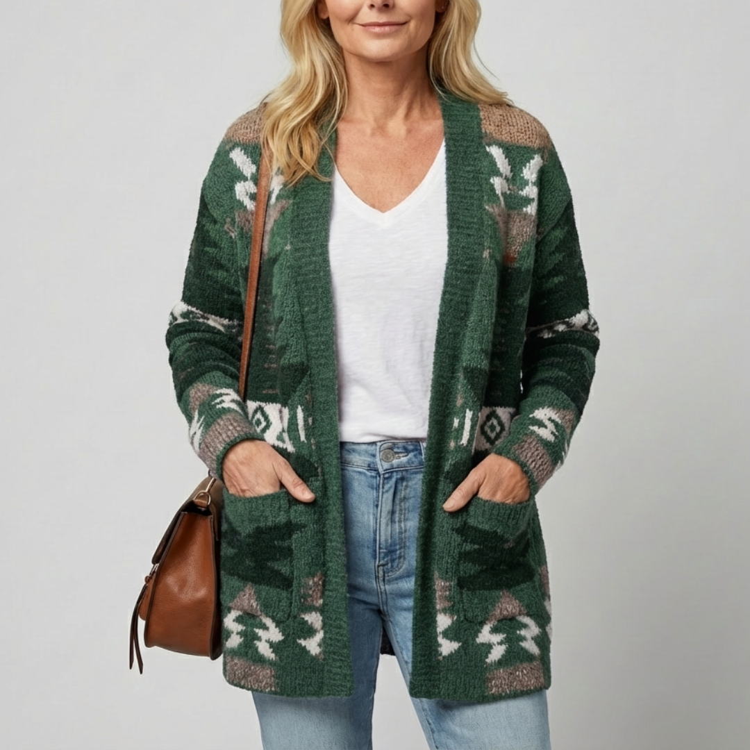 Aveline™ | Aztec Pocket Cardigan