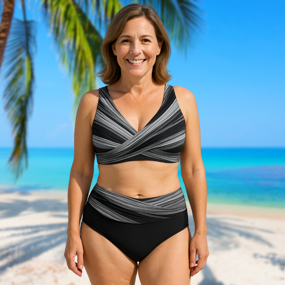 Melanie™ – Fargerik, Formende Sommerbikini for Ekstra Selvtillit