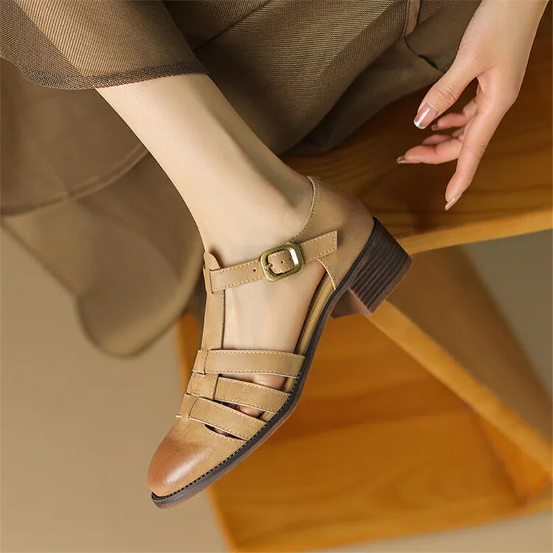 Aveline™ | Palynne Pyöreäkärkiset Sandalit