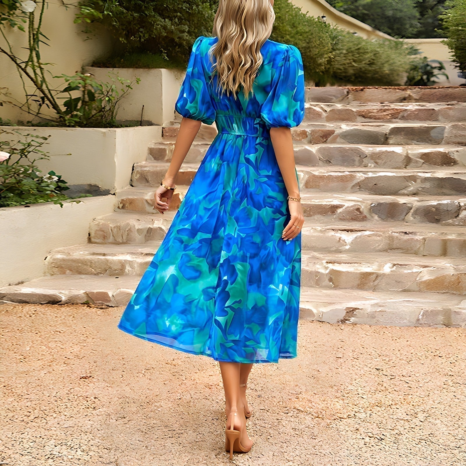 Melisa | Dress with Floral Pattern