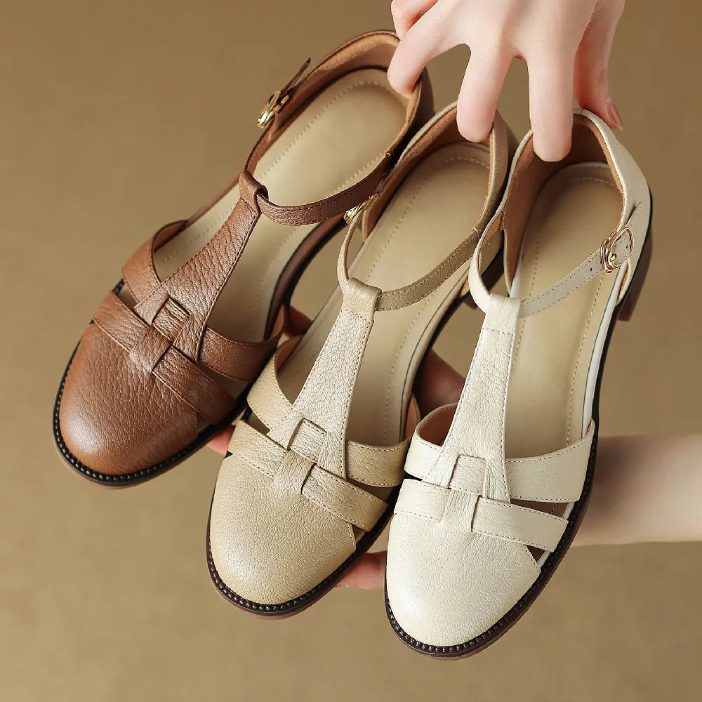 Aveline™ | Sylviera T-Strap Flats