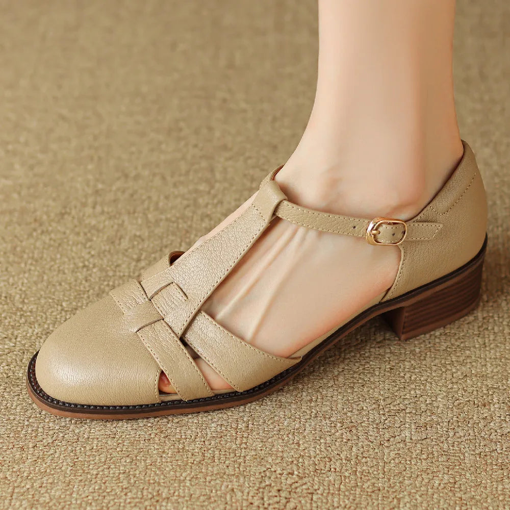 Aveline™ | Sylviera T-Strap Flats