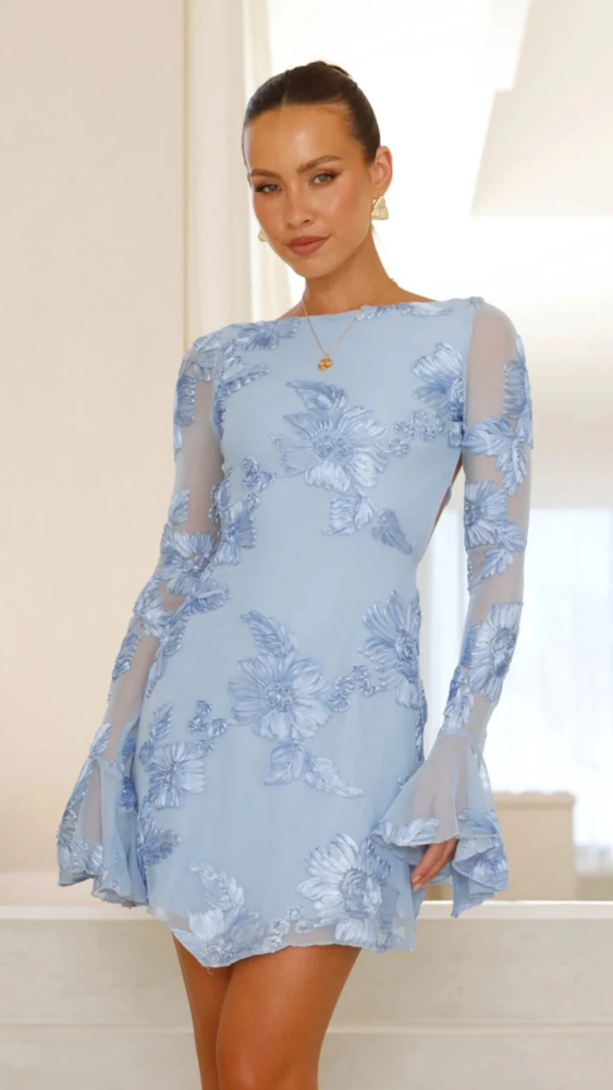 Marguax™ | Floral Mesh Minikjole