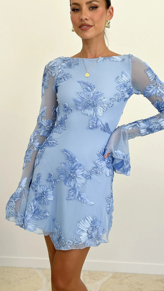 Marguax™ | Floral Mesh Minikjole